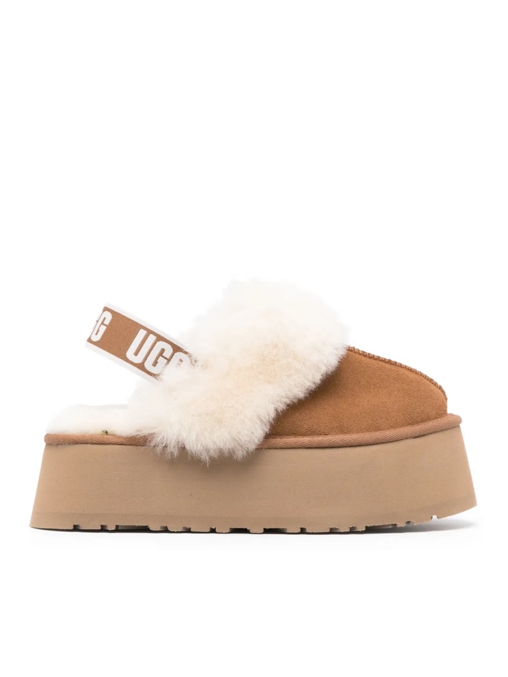 UGG Platform Slide in Chestnut